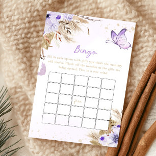 Blumen-Schmetterling-Baby-Shower-Bingo-Spiel