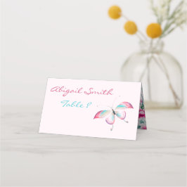 Blumen & Schmetterlinge Chinoiserie - Platzkarten