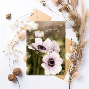 Blumen-Schmuckkarte mit Mohn  Karte