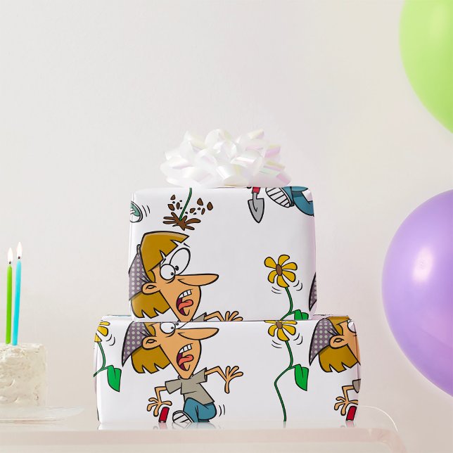 Blumen-Schreck Geschenkpapier (Von Creator hochgeladen)