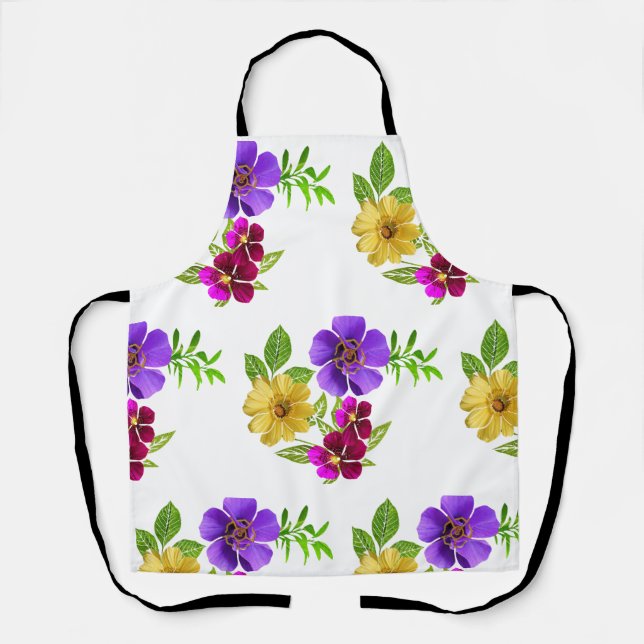 Blumen-Schürze Schürze (Vorderseite)