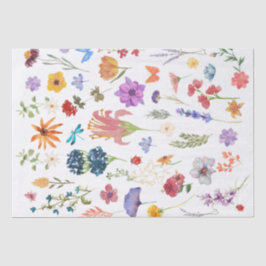 Blumen-Seidenpapier| Elegante Geschenkverpackung f Seidenpapier