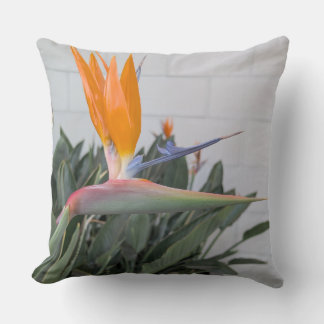 Blumen-Serie-Wurfkissen — Strelitzie Kissen
