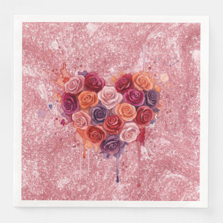 Blumen Serviette
