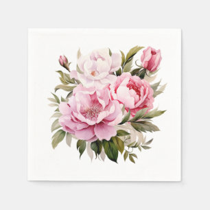Blumen Serviette