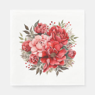Blumen Serviette