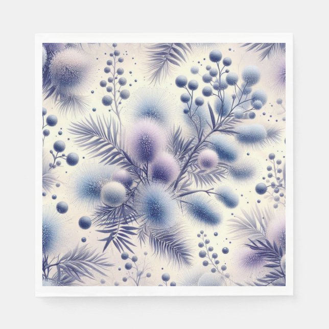 Blumen Serviette (Vorderseite)