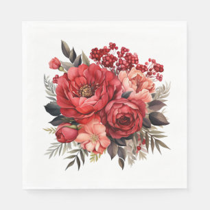 Blumen Serviette