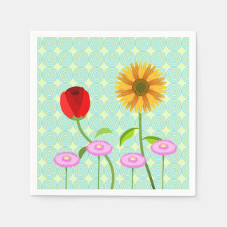 Blumen-Servietten für die Floral Birthday Kollekti Serviette