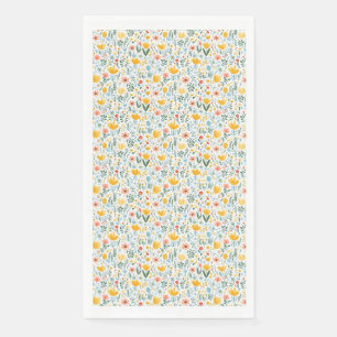 Blumen sind das Alphabet der Engel Serviette