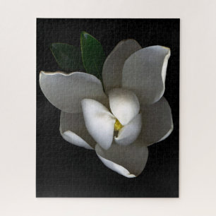 Blumen   Single White Magnolia Blossom Puzzle