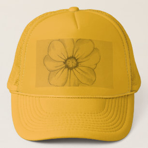 Blumen-Skizze-Hut Truckerkappe