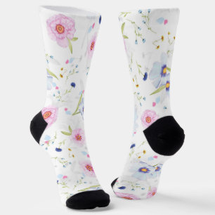 Blumen Socken