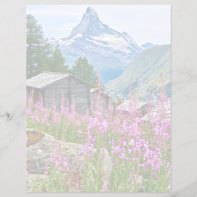 Blumen | Sommermatterhorn Schweiz (Vorderseite)