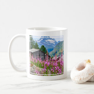 Blumen Sommermatterhorn Schweiz Kaffeetasse