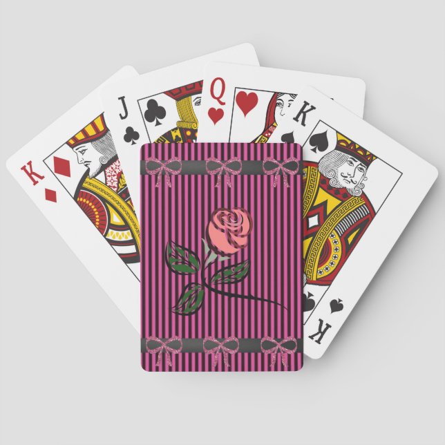 Blumen Spielkarten-Deck Spielkarten (Rückseite)