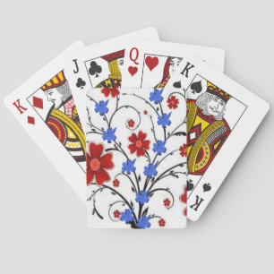 Blumen Spielkarten-Deck Spielkarten
