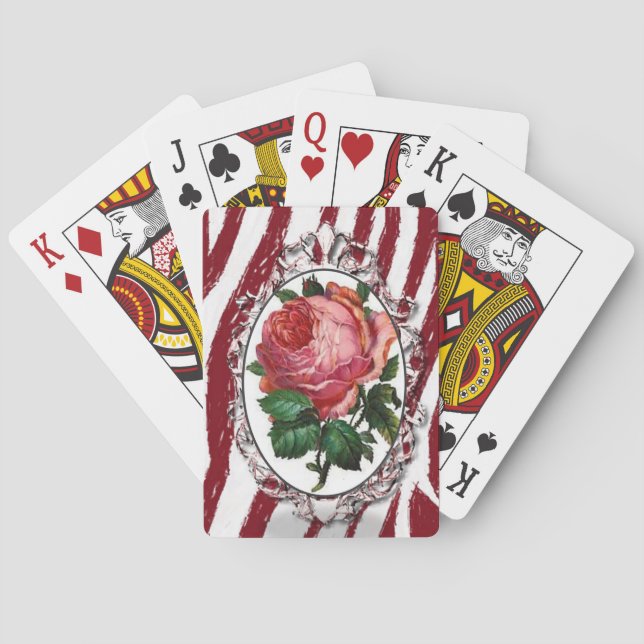 Blumen Spielkarten-Deck Spielkarten (Rückseite)