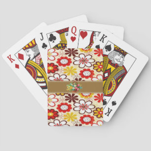Blumen Spielkarten-Deck Spielkarten