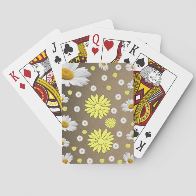 Blumen Spielkarten-Deck Spielkarten (Rückseite)