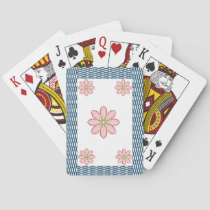 Blumen Spielkarten-Deck Spielkarten