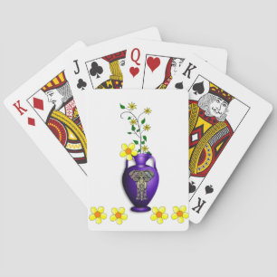 Blumen Spielkarten-Deck Spielkarten