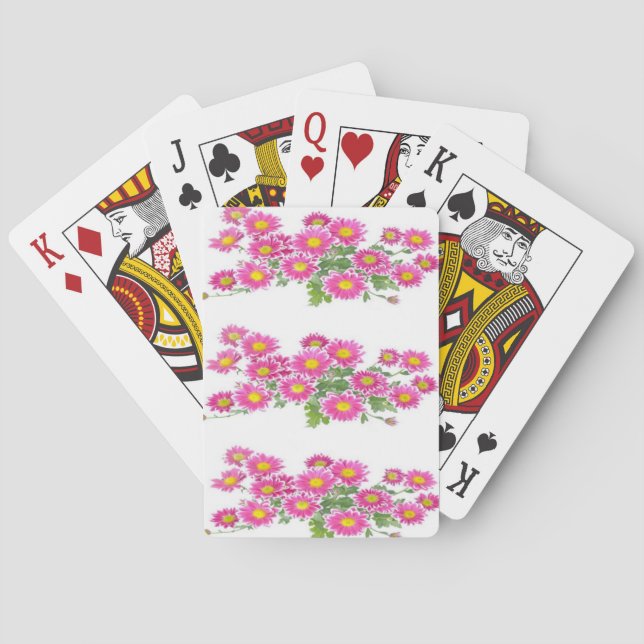 Blumen Spielkarten-Deck Spielkarten (Rückseite)
