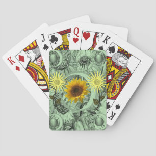 Blumen Spielkarten-Deck Spielkarten