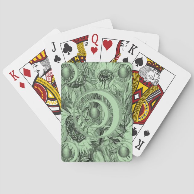 Blumen Spielkarten-Deck Spielkarten (Rückseite)