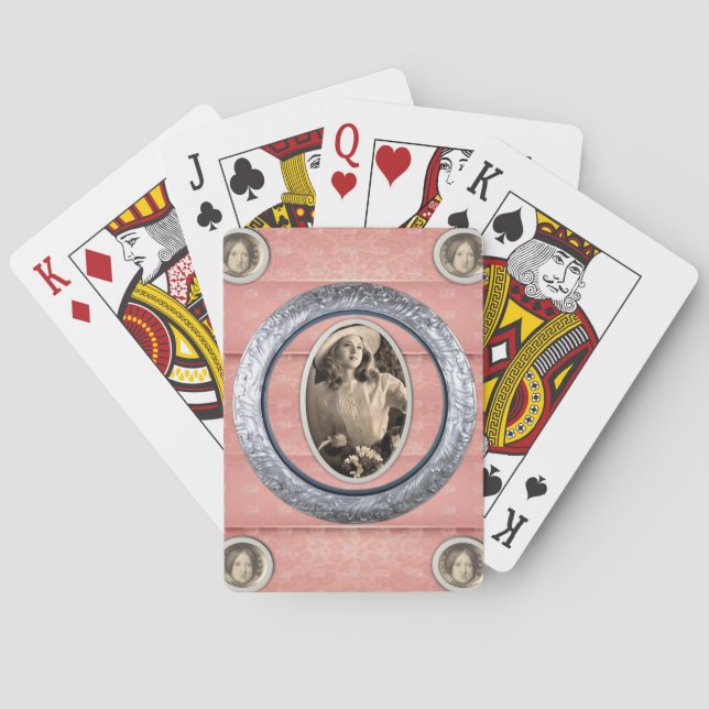 Blumen Spielkarten-Deck Spielkarten (Rückseite)