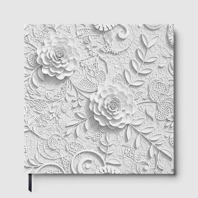 Blumen-Spitze Gästebuch (Vorderseite)