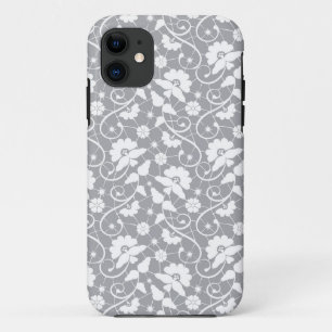 Blumen-Spitzenmuster iPhone 11 Hülle