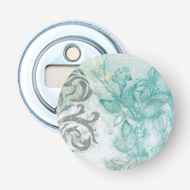 Blumen-Spray II Flaschenöffner (Vorderseite)