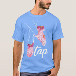 Blumen-Stich-Tanzschuhe T-Shirt
