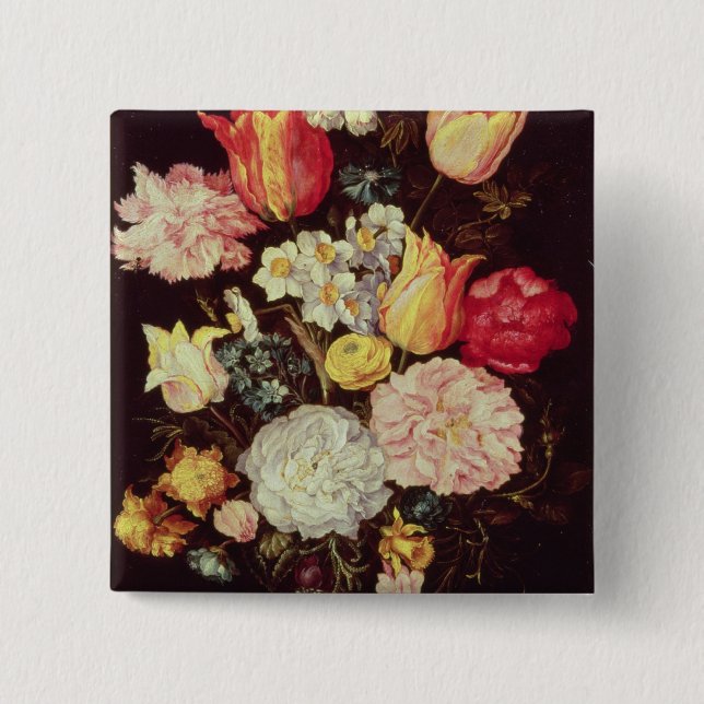 Blumen-Stück Button (Vorderseite)