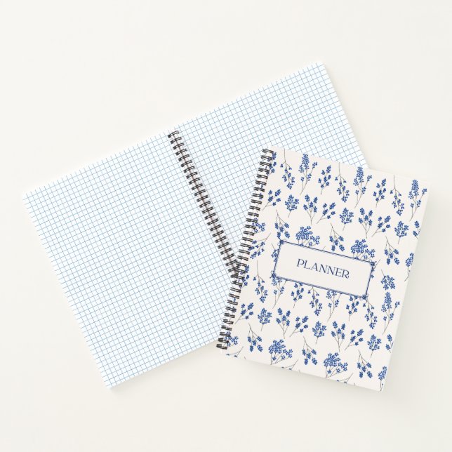 Blumen-Tagebuch mit Hartcover, Planer Notizbuch (Innenseite)