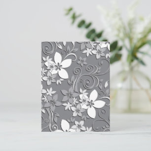 Blumen Tapete 2 Feiertagspostkarte