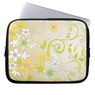 Blumen Tapete 3 Laptopschutzhülle