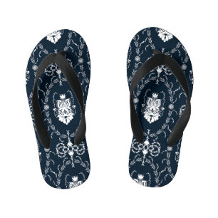 Blumen Tapete Vintage Nahtloser Hintergrund Kinderbadesandalen