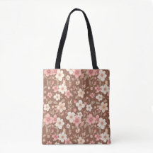 Blumen-Tasche - Über die Schulter