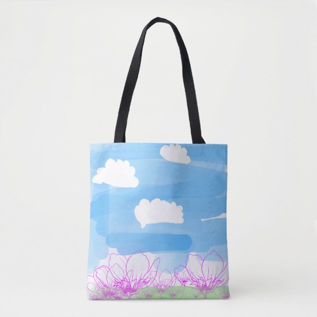 Blumen-Tasche von Heidi (Vorderseite)