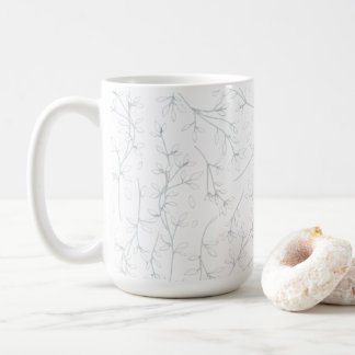 Blumen-Tasse, 450ml Kaffeetasse