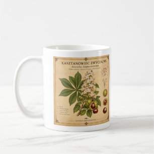 Blumen-Tasse für den Herbst. Kaffeetasse