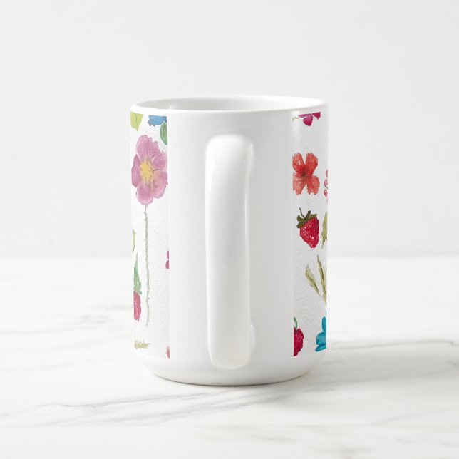 Blumen-Tasse Kaffeetasse (Henkel)