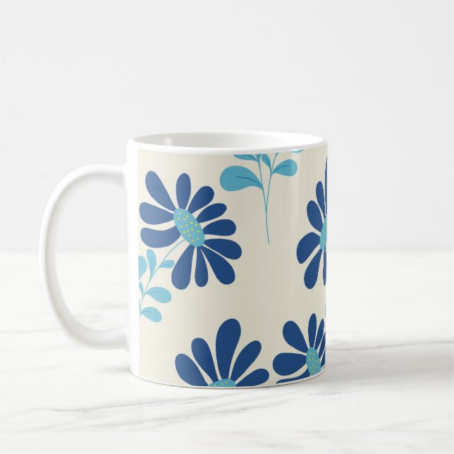 Blumen-Tasse Kaffeetasse (Links)