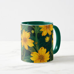 Blumen-Tasse Tasse