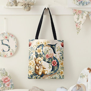 Blumen-Teddybär Buchstabe S