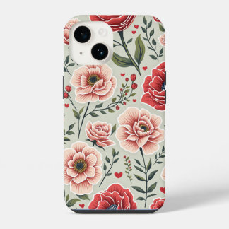 Blumen-Telefonhülle iPhone 14 Hülle
