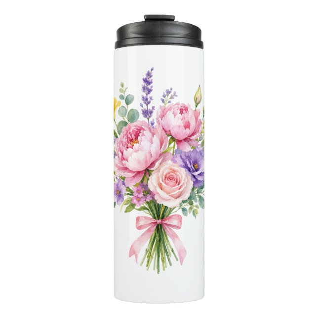 Blumen Thermosbecher (Vorderseite)