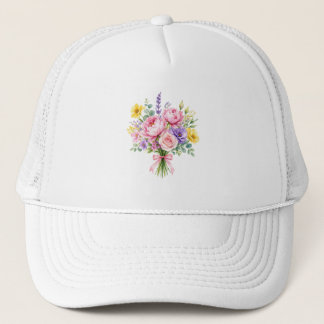 Blumen Truckerkappe